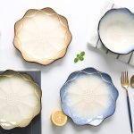 Scandinavian ins style home living room teahouse salad bowl & fruit plate tableware set wholesale